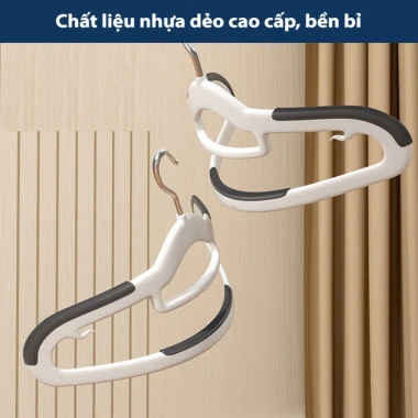 Combo 50 Móc Nhựa Treo Quần Áo Chống Trượt Xoay 360 Độ - Dẻo Đàn, Giá 45.000 VNĐ