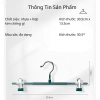 Combo 50 móc treo quần áo kẹp đơn đa năng thép không gỉ bọc Silicon - chống tuột 7.349₫ 2