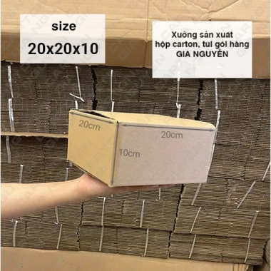 Combo 50 thùng carton 20x20x10 dày dặn Giá Nguyễn - Giảm còn 130.000đ 3