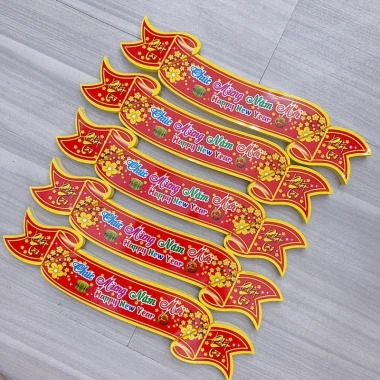 Combo 50 tờ Decal keo dán dưa bưởi bánh mứt - Trang trí Tết giảm giá 29.300đ