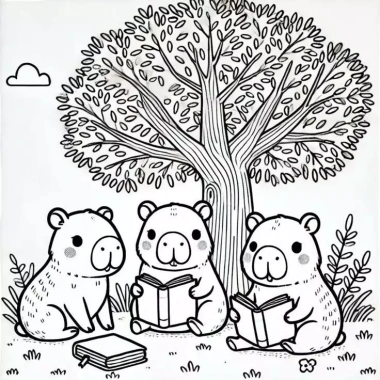 Combo 50 Tờ Tranh Tô Màu Capybara - Đồ Chơi Giấy Cho Bé M95, Giá 13.000 VND 2 Combo 50 Tờ Tranh Tô Màu Capybara - Đồ Chơi Giấy Cho Bé M95, Giá 13.000 VND 2