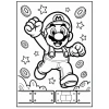 Combo 50 tờ Tranh Tô Màu Super Mario cho Bé - Giá ưu đãi 15.000đ 6