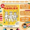 Combo 50 Tranh Tô Màu Roblox Giấy Cao Cấp In Sắc Nét An Toàn Cho Bé 3 Tuổi - Giá 25.000₫