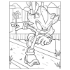 Combo 50 tranh tô màu Shadow The Hedgehog Sonic A4 A5 – sáng tạo, giá 23.500 VND 6
