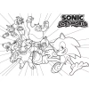 Combo 50 tranh tô màu Shadow The Hedgehog Sonic A4 A5 – sáng tạo, giá 23.500 VND 7
