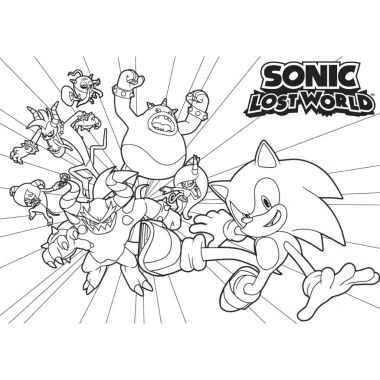 Combo 50 tranh tô màu Shadow The Hedgehog Sonic A4 A5 – sáng tạo, giá 23.500 VND