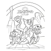 Combo 50 Tranh Tô Màu Zootopia A4 - Giá ưu đãi 13.750 VND, phát triển sáng tạo 7