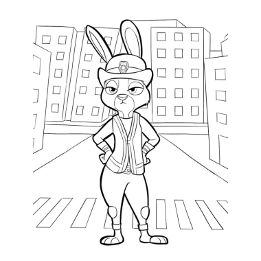Combo 50 Tranh Tô Màu Zootopia A4 - Giá ưu đãi 13.750 VND, phát triển sáng tạo