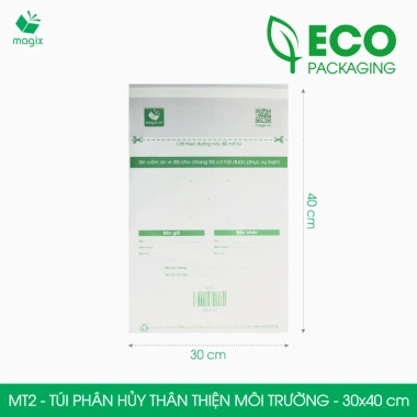 Combo 50 túi đóng hàng niêm phong phân hủy đa size - Thân thiện môi trường, giá ưu đãi 71.250₫ Magix Packaging