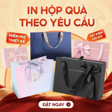 Combo 50 Túi Quà Tết Sang Trọng Doanh Nhân - Ánh Ngọc Trai 40x15x30 - Giá Sỉ 370k
