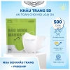 Combo 500 chiếc khẩu trang 5D Bảo Minh kháng khuẩn, bụi, UV - Giá chỉ 85.000 VND