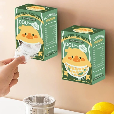 Combo 500 Túi Lưới Lọc Rác LOMO Bồn Rửa Chén – Chống Tắc, Có Chun, Giá Treo Tường 79.000đ 3