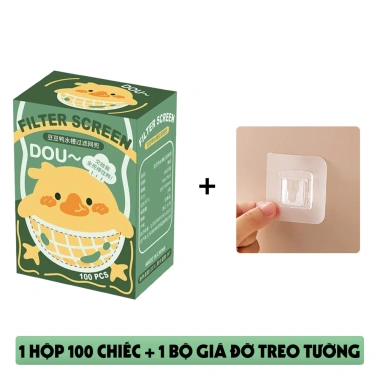 Combo 500 Túi Lưới Lọc Rác LOMO Bồn Rửa Chén – Chống Tắc, Có Chun, Giá Treo Tường 79.000đ 10
