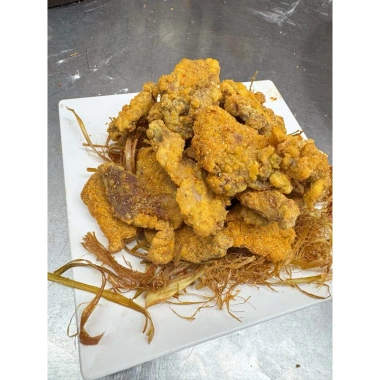 Combo 500g bột phủ + 250g bột muối Hongkong - Gà & Ếch rang muối, chỉ 89.000đ