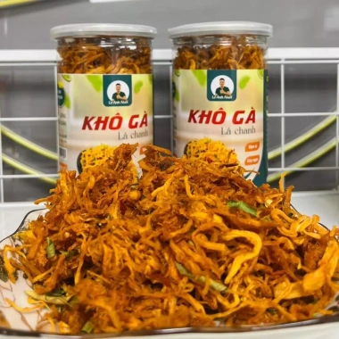 Combo 500g Heo cháy tỏi 250g và Khô gà 250g - Giảm giá, chỉ 220.000₫, thơm ngon