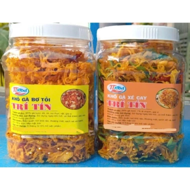 Combo 500g Khô Gà Lá Chanh + 500g Khô Gà Bơ Tỏi - Giảm Giá Đặc Biệt 189k