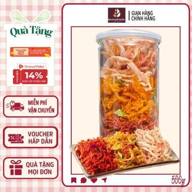 Combo 500g Khô Mix 3 Loại Gà Bò Mực - LoCaFood Siêu Ngon, Giá Ưu Đãi 60.000₫ Combo 500g Khô Mix 3 Loại Gà Bò Mực - LoCaFood Siêu Ngon, Giá Ưu Đãi 60.000₫