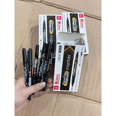 Combo 5/10 Bút Lông Dầu 2 Đầu Thieen Log PM-09 Tiêu Chuẩn Châu Âu - Bám Dính Tốt, Giá Chỉ 25.000 VND 6