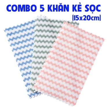 Combo 5/10 khăn lau bếp 15x20cm – thấm nước, kháng khuẩn, lau đa năng – 11.999đ 7 Combo 5/10 khăn lau bếp 15x20cm – thấm nước, kháng khuẩn, lau đa năng – 11.999đ 7