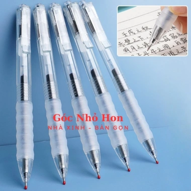 Combo 5/10/20 Bút Gel 0.5mm Mực Ra Đều Êm Tay Không Lem Dành Cho Học Sinh, Sinh Viên, Văn Phòng - Giá 49.000₫