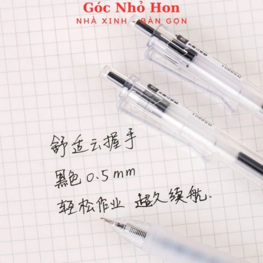 Combo 5/10/20 Bút Gel 0.5mm Mực Ra Đều Êm Tay Không Lem Dành Cho Học Sinh, Sinh Viên, Văn Phòng - Giá 49.000₫