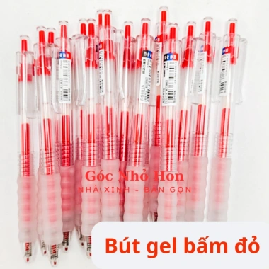 Combo 5/10/20 Bút Gel 0.5mm Mực Ra Đều Êm Tay Không Lem Dành Cho Học Sinh, Sinh Viên, Văn Phòng - Giá 49.000₫