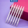 Combo 5/10/20 Bút gel Minimalist Thiên Long 0.5mm ngòi cao cấp mực xanh đen tím nét viết êm mượt 6