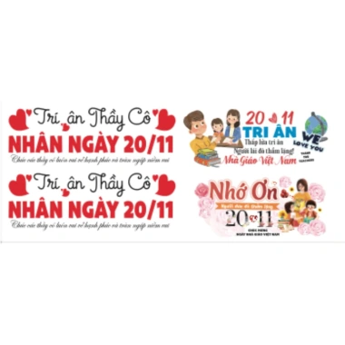 Combo 5C Banner Tag Giấy 8/3, 20/11, 20/10 & Sinh Nhật - Giá 9.000đ 4