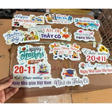 Combo 5C Banner Tag Giấy 8/3, 20/11, 20/10 & Sinh Nhật - Giá 9.000đ 5