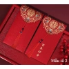 Combo 5c Lì xì đỏ may mắn giấy nhũ sang trọng cao cấp, Tết, đám cưới, ăn hỏi chỉ 15.000đ 4