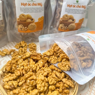 Combo 5kg Hạt Óc Chó Vàng Mỹ Sống và Chín - 10 Túi Giá Ưu Đãi 1.19 Triệu
