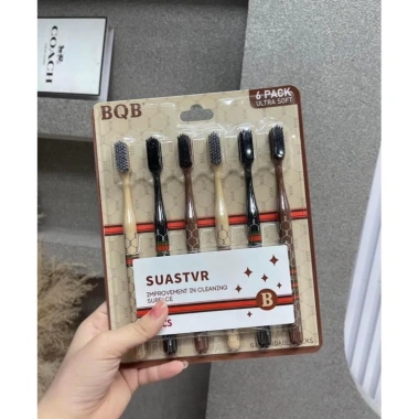 Combo 6 Bàn Chải Đánh Răng Lông Mềm ND - Bảo Vệ Răng Miệng, Giá Chỉ 25.000 VND