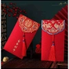 Combo 6 Bao Lì Xì Đỏ Phúc Lộc Tài Bố Khủng Long Tua Rua Cưới Hỏi và Tết Giá 20.085 VND 9
