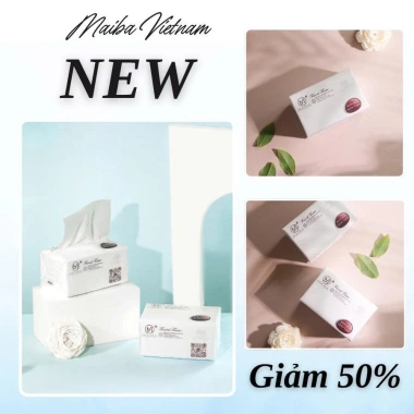 Combo 6 Bịch Giấy Ăn Đa Năng Maiba 5 Lớp 300 Tờ – Nhỏ Nhẹ, Mềm Mại, Không Huỳnh Quang – 169.000₫ 6