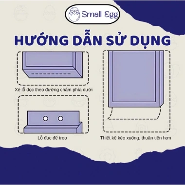 Combo 6 bịch khăn giấy Small Egg 1.280 tờ, kèm 2 gói 300x2, chỉ 158.500 VND