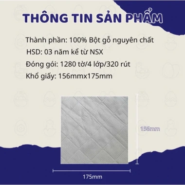 Combo 6 bịch khăn giấy Small Egg 1.280 tờ, kèm 2 gói 300x2, chỉ 158.500 VND