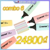 Combo 6 Bút Đánh Dấu Dạ Quang Pastel - Nhiều Màu Sáng, Giá Ưu Đãi 23.499₫