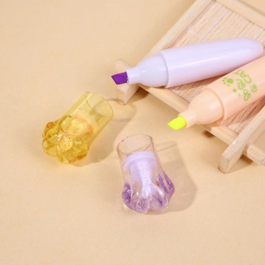 Combo 6 Bút Highlight NANABOOKSTORE - Chân Mèo Dễ Thương, Ngòi 3-5mm, Giá 22.427₫ 3