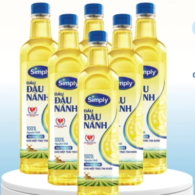 Combo 6 chai Dầu ăn 1l + Mezan Gold 1l Dầu đậu nành - Giá 140.000, tốt sức khỏe