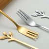 Combo 6 chiếc thìa dĩa trái cây hình lá - Muỗng nĩa ô mai, giá chỉ 20.000đ 3