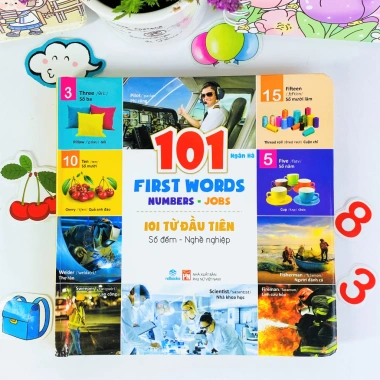 Combo 6 cuốn 101 Từ Đầu Tiên Song Ngữ Anh-Việt Học Từ Vựng, Giá 266k ndbooks 4