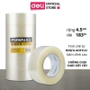 Combo 6 cuộn Băng keo dính trong 45mm x 183m siêu dính - Đóng thùng Deli, giảm còn 420k