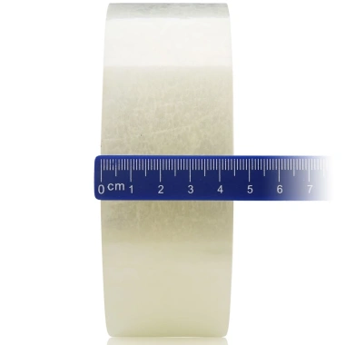 Combo 6 cuộn Băng keo dính trong 45mm x 183m siêu dính - Đóng thùng Deli, giảm còn 420k 5