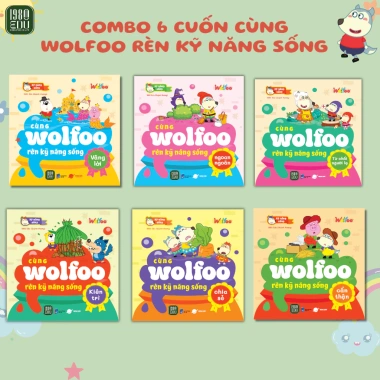 Combo 6 cuốn sách Wolfoo rèn kỹ năng sống - Giá ưu đãi 254.880 VND, phát triển tư duy trẻ 2