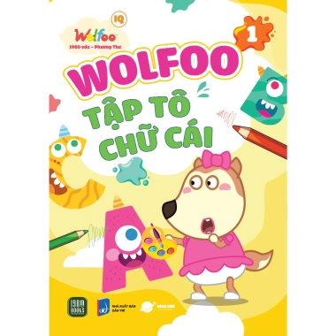 Combo 6 Cuốn Sách Wolfoo Tập Tô: Chữ Cái & Chữ Số - Giá ưu đãi 211.680đ 3