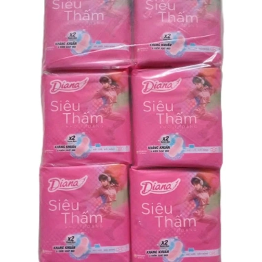 Combo 6 gói Băng vệ sinh Diana Siêu Thấm Cánh Mỏng - Giá ưu đãi 126.900₫ Combo 6 gói Băng vệ sinh Diana Siêu Thấm Cánh Mỏng - Giá ưu đãi 126.900₫