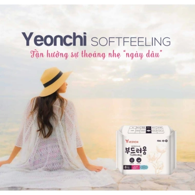 Combo 6 gói băng vệ sinh mỏng không mùi có cánh Yeonchi - Thấm hút, chỉ 29.000₫ 3
