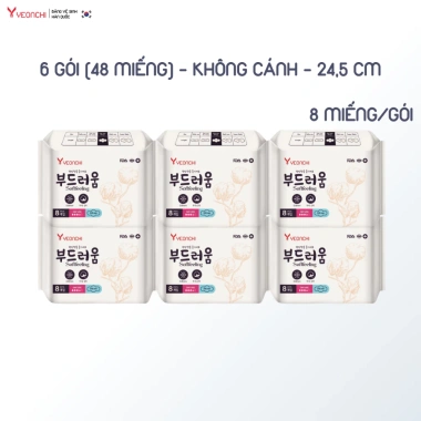 Combo 6 gói băng vệ sinh mỏng không mùi có cánh Yeonchi - Thấm hút, chỉ 29.000₫ 7