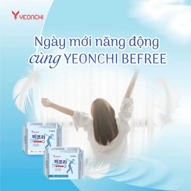 Combo 6 gói băng vệ sinh Yeonchi Befree siêu mỏng, siêu thấm, công nghệ Hàn Quốc 99.000₫