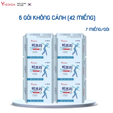 Combo 6 gói băng vệ sinh Yeonchi Befree siêu mỏng, siêu thấm, công nghệ Hàn Quốc 99.000₫